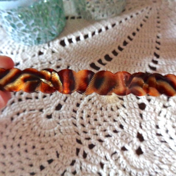 France Luxe Wavy Hairclip Barrette Long Skinny Tortoise Shell Barrette Classic - Picture 4 of 6